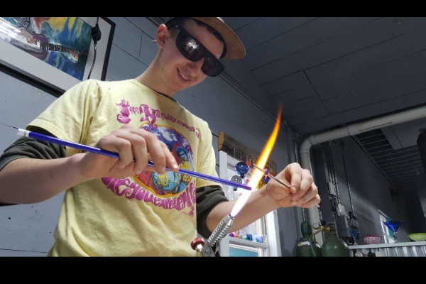 fundraiser by lucas richards glassblowers dream glass blowers glasses