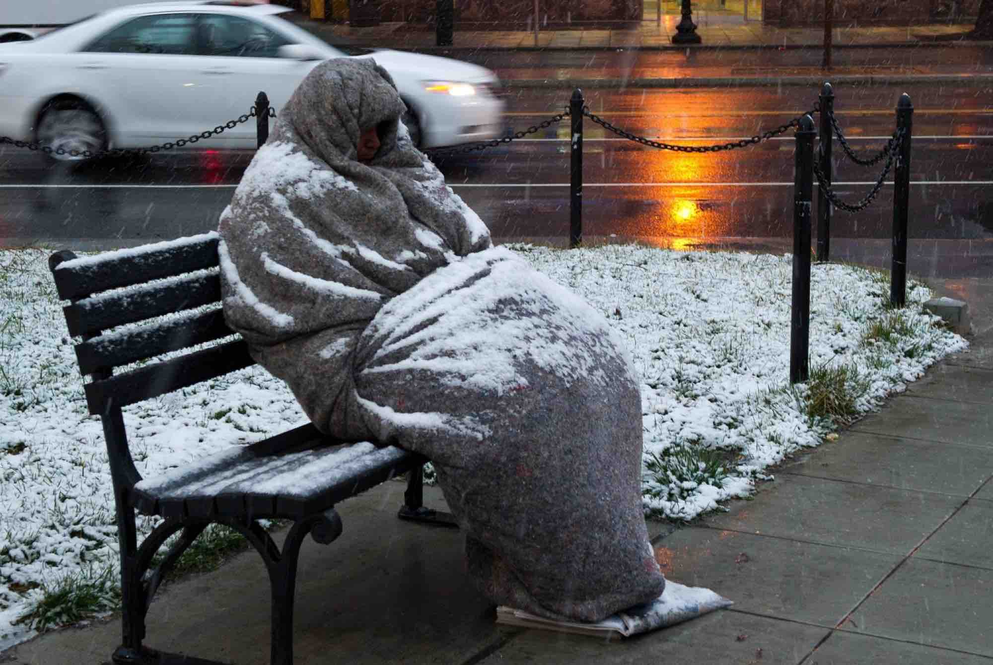 Image result for homeless blanket