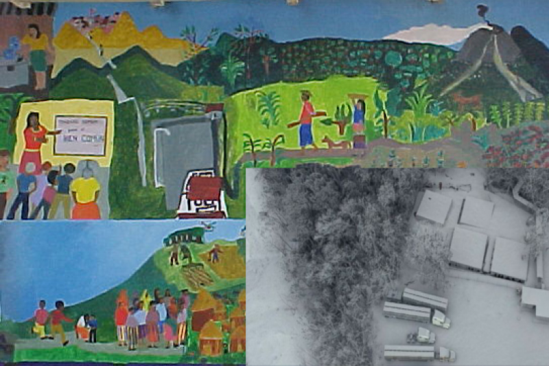 Guatemala volcano (La Trinidad) photo