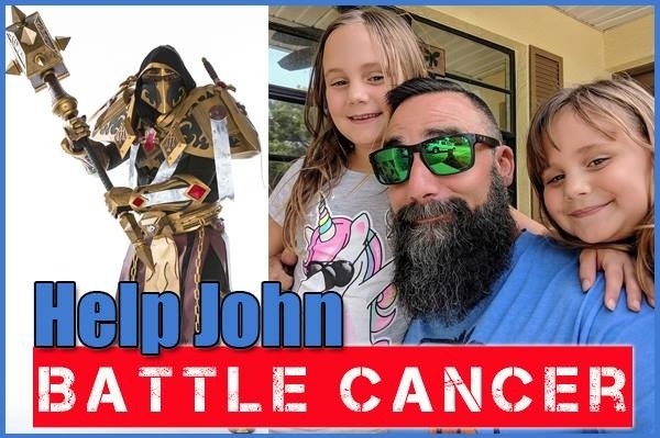 Armoring John Up to Battle Cancer photo
