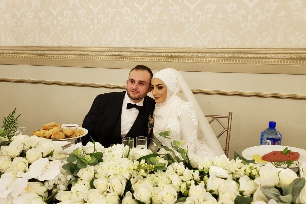 Newly Wed in bad accident photo