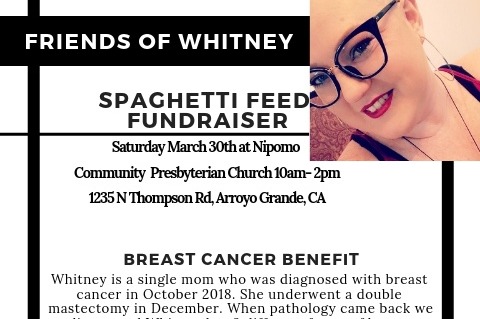 Whitney's fight against cancer. photo