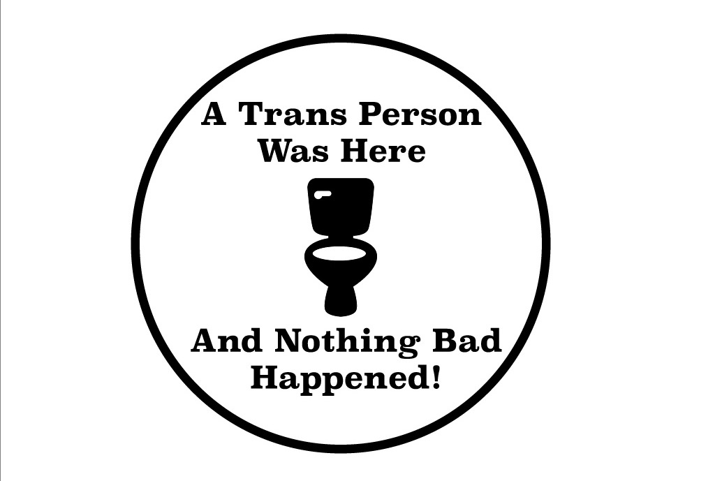 Fundraiser by Her Thighnes Transgender Bathroom Rights Stickers