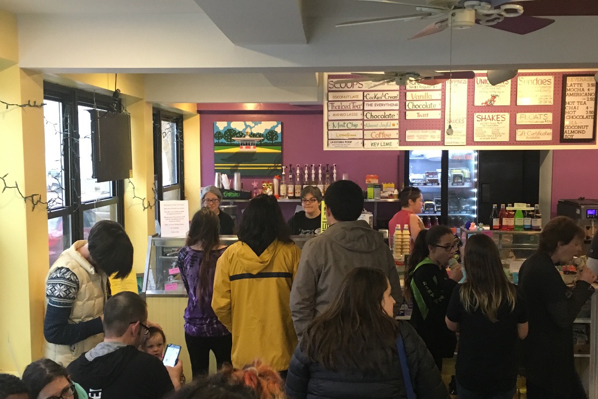 Fundraiser by Chris V Belanger Free Vegan Ice Cream Cone Day 3