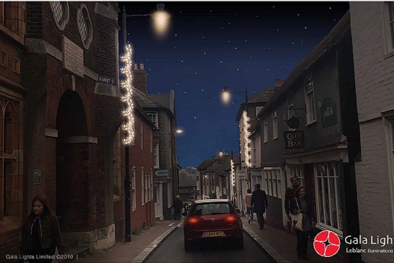 Fundraiser for Sharon Bower by Mitch Upton Lewes Christmas Lights