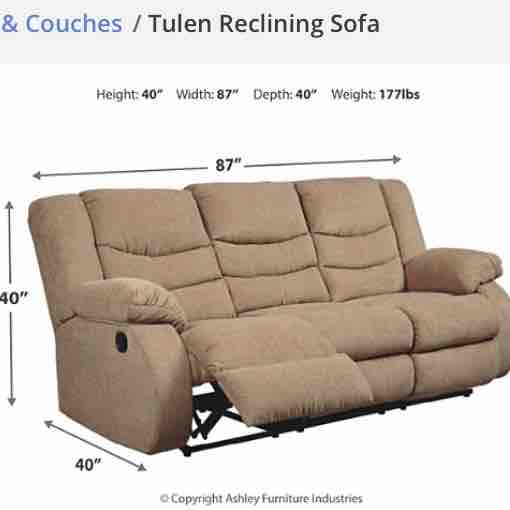 Fundraiser By Brandon Hernandez Tulen Reclining Sofa