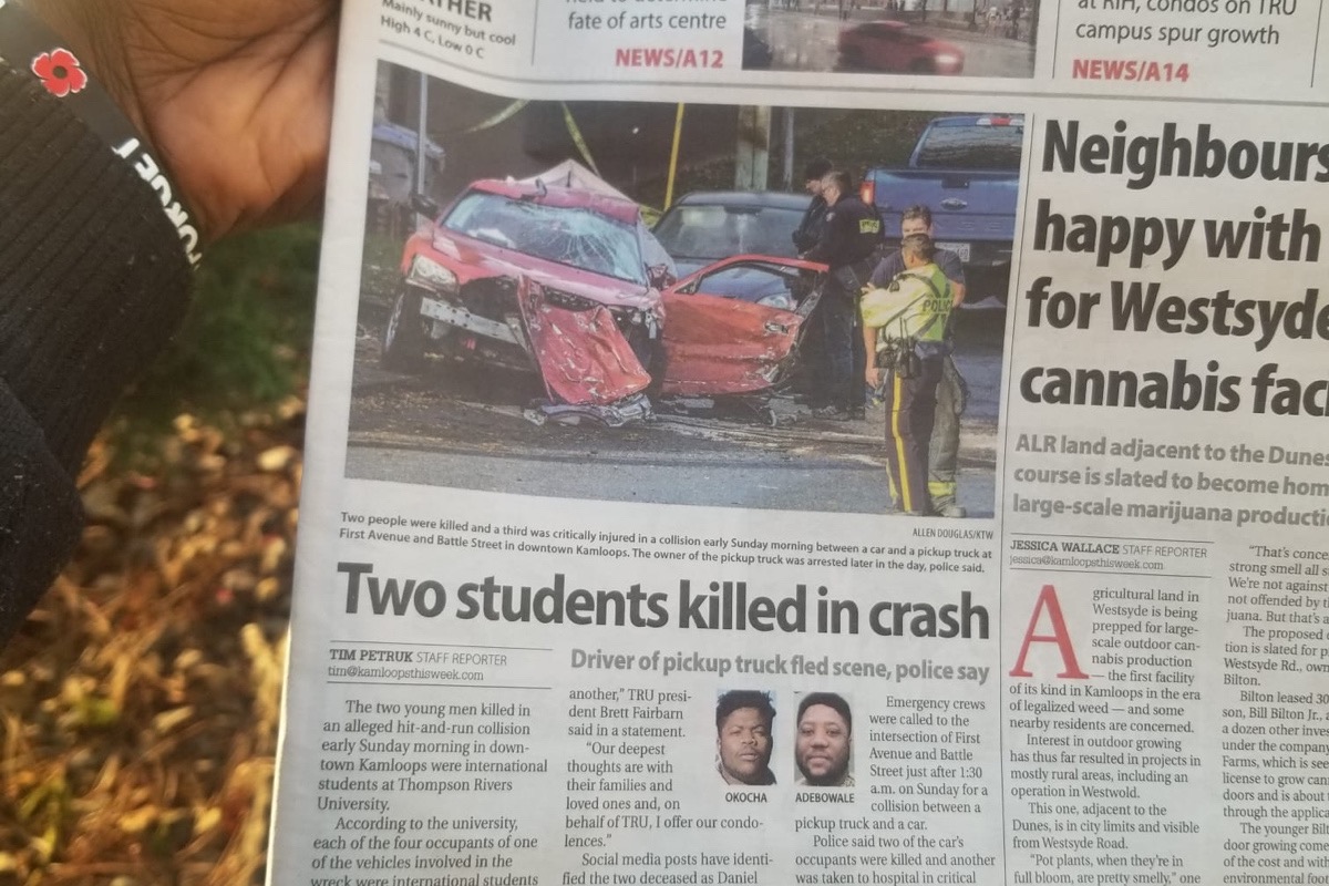 Two Nigerians killed in fatal accident in Canada