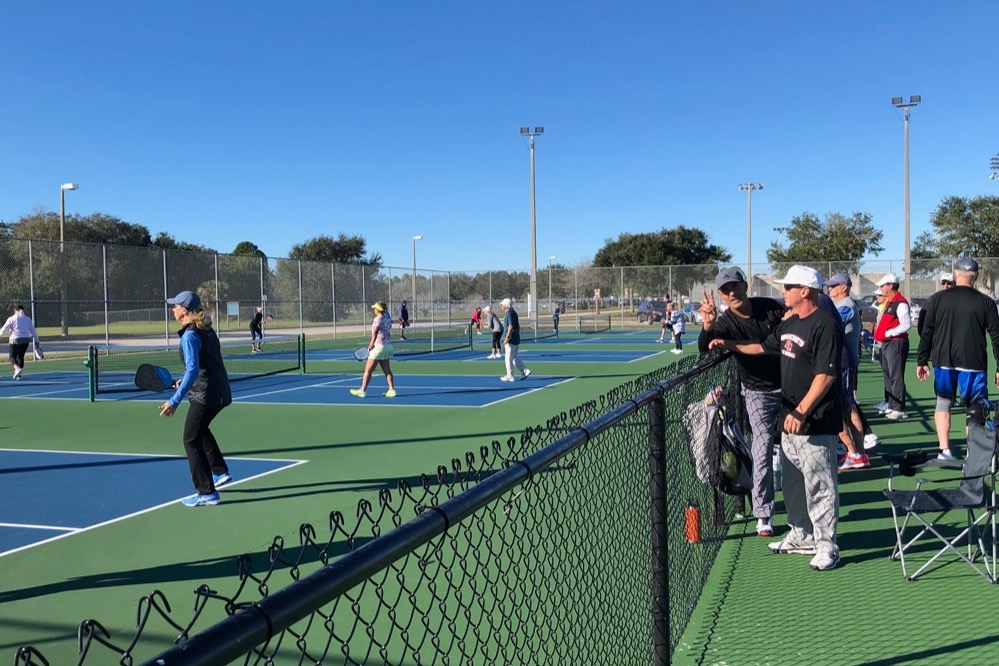 Fundraiser for Robert Haskin by Carol Lucas, LWR Pickleball Club Lakewood Ranch HS Park