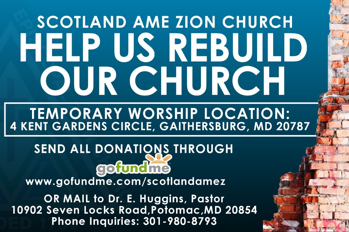 Fundraiser for Bernard Scott by Evalina Huggins Scotland AME Zion Church