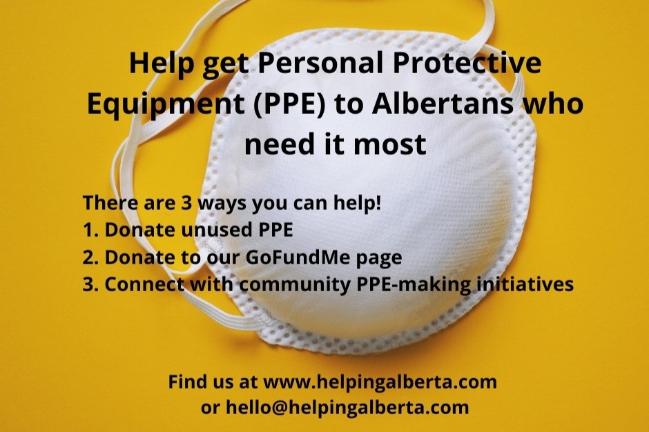 PERSONAL PROTECTIVE EQUIPMENT FOR ALBERTA photo