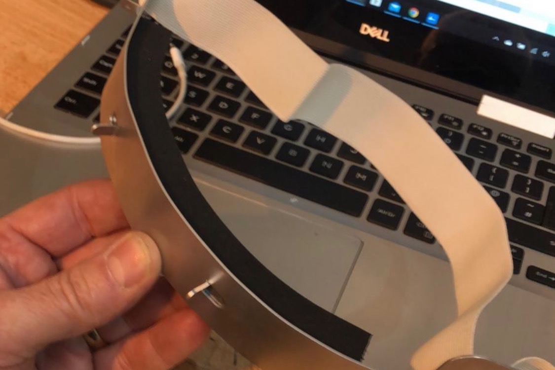 Fundraiser for Kath Cross by Stuart Pearcey Producing visors for the