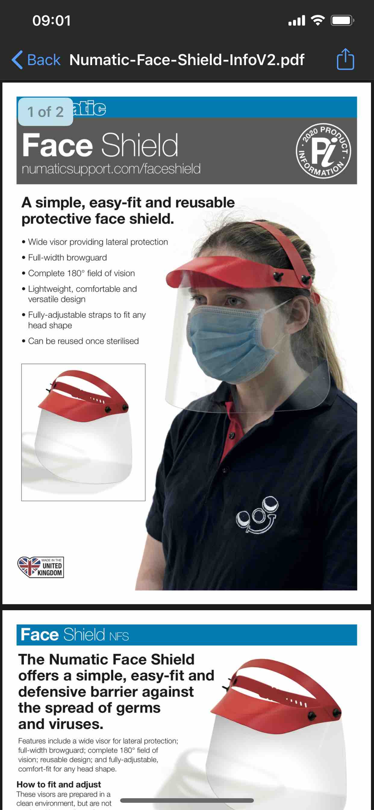 Visors For the NHS photo
