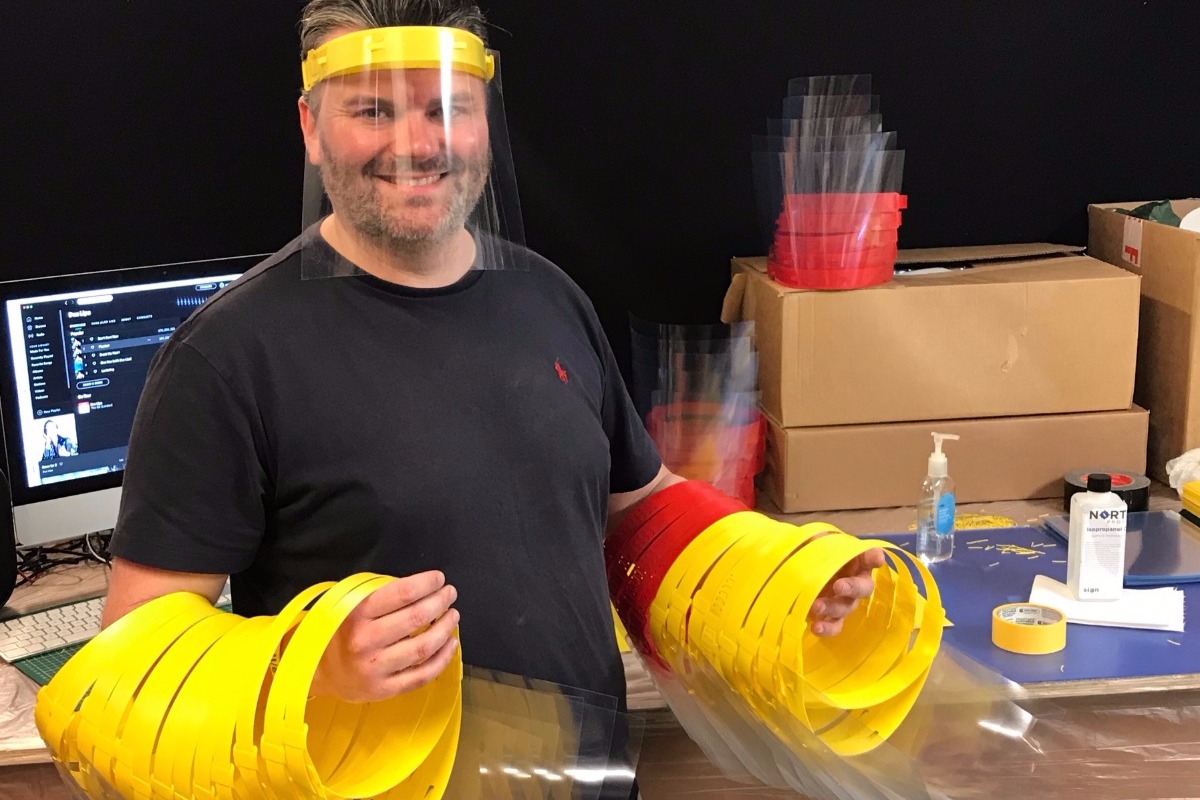 Fundraiser by Mark Addy Face Shields (Covid 19)