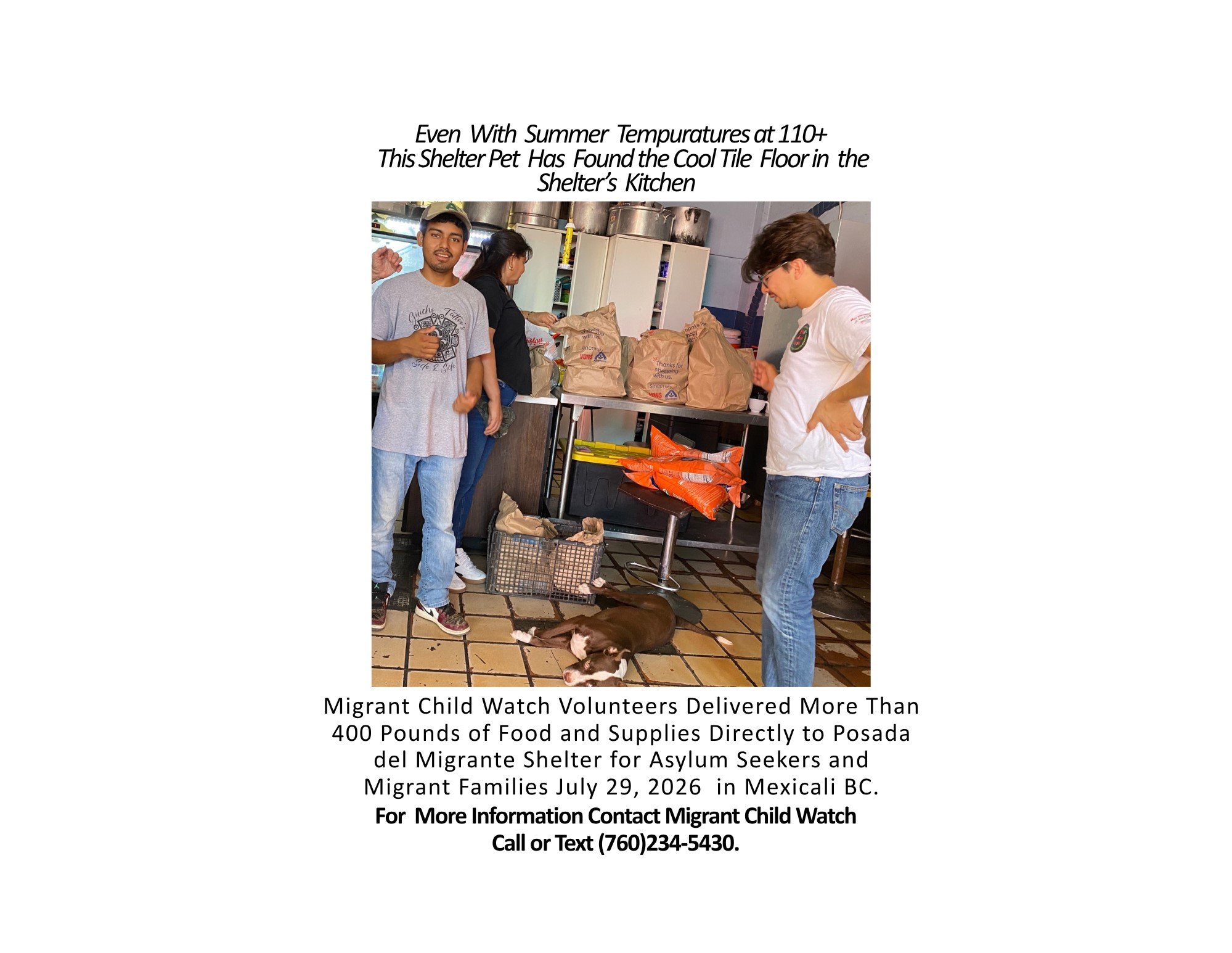 Help Refugees Living in Mexicali Shelters campaign photo, 2 of 8