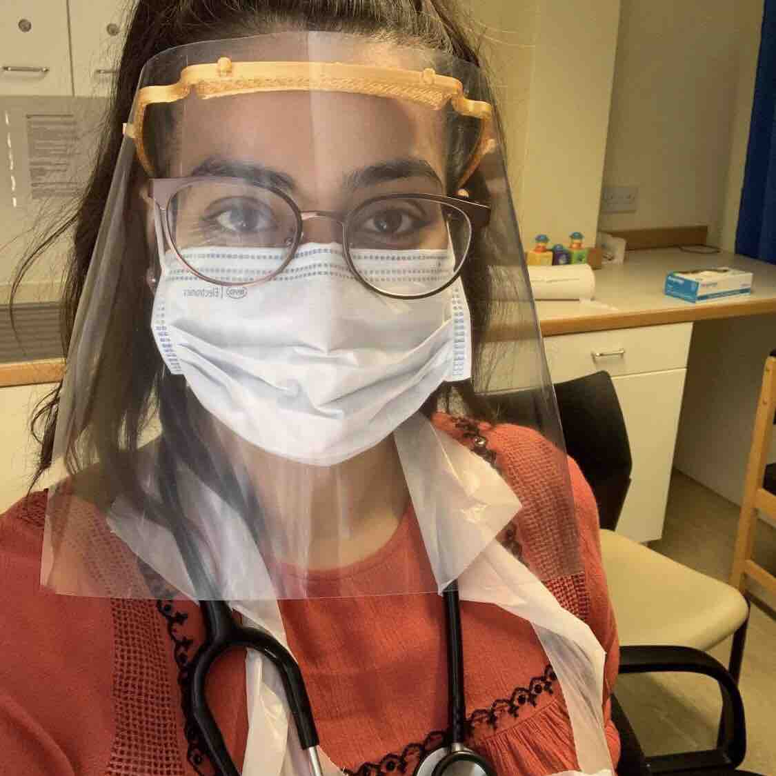Face shields delivered to Jubilee Street Practice