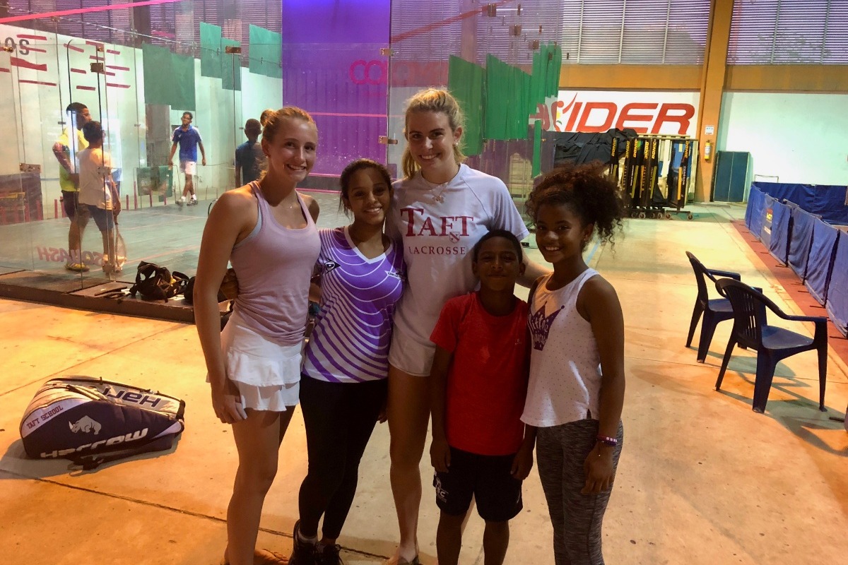 Fundraiser for Kristen Rugel by Lulu Bradley Squash Urbano Colombia