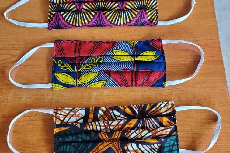 Fundraiser by Sharon Lovell Face Forward Masks made by Ugandan
