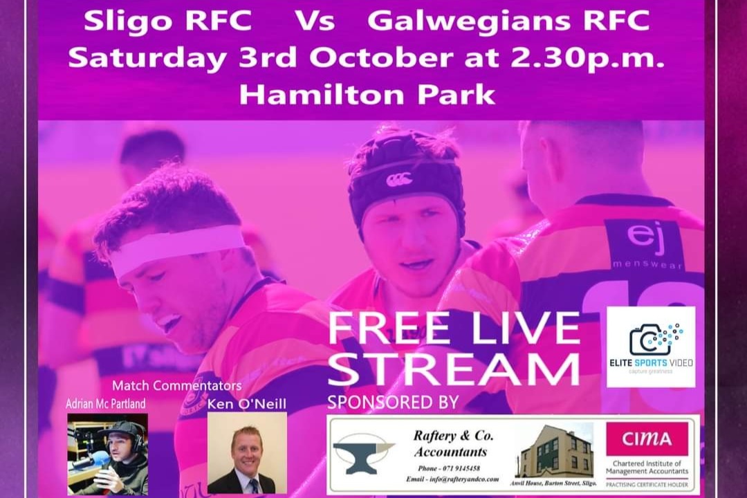 Fundraiser by Sligo Rugby Club Sligo Rugby Club The Live Stream