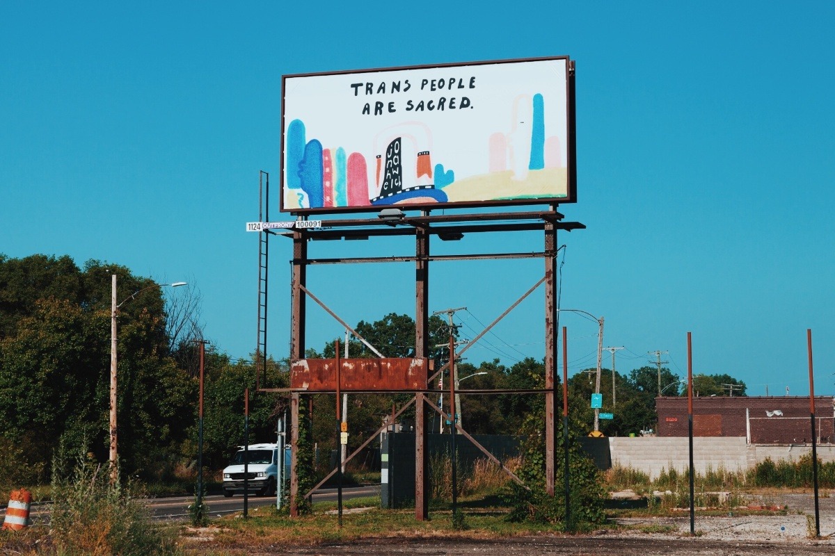 Trans People Are Sacred - 100 Cities Campaign photo