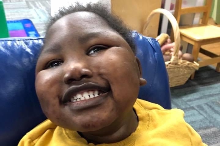 Big D needs some wheels! :) photo