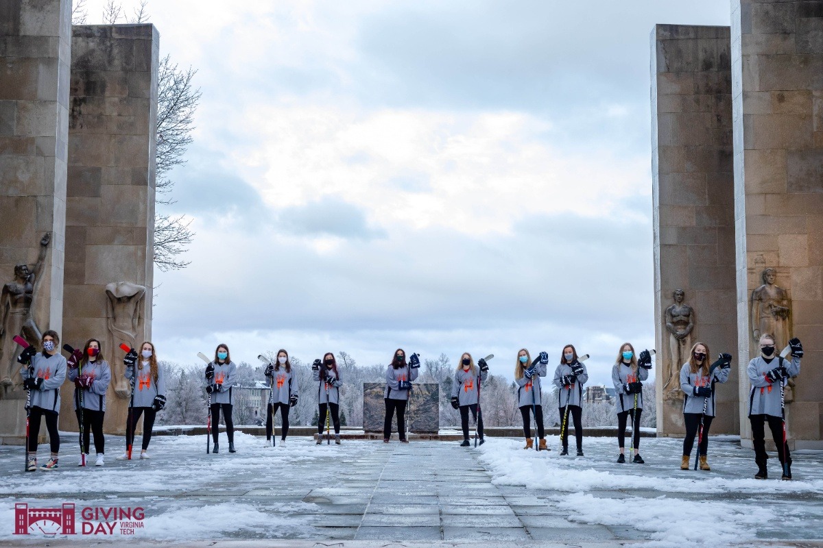 Women's Ice Hockey Team at Virginia Tech photo