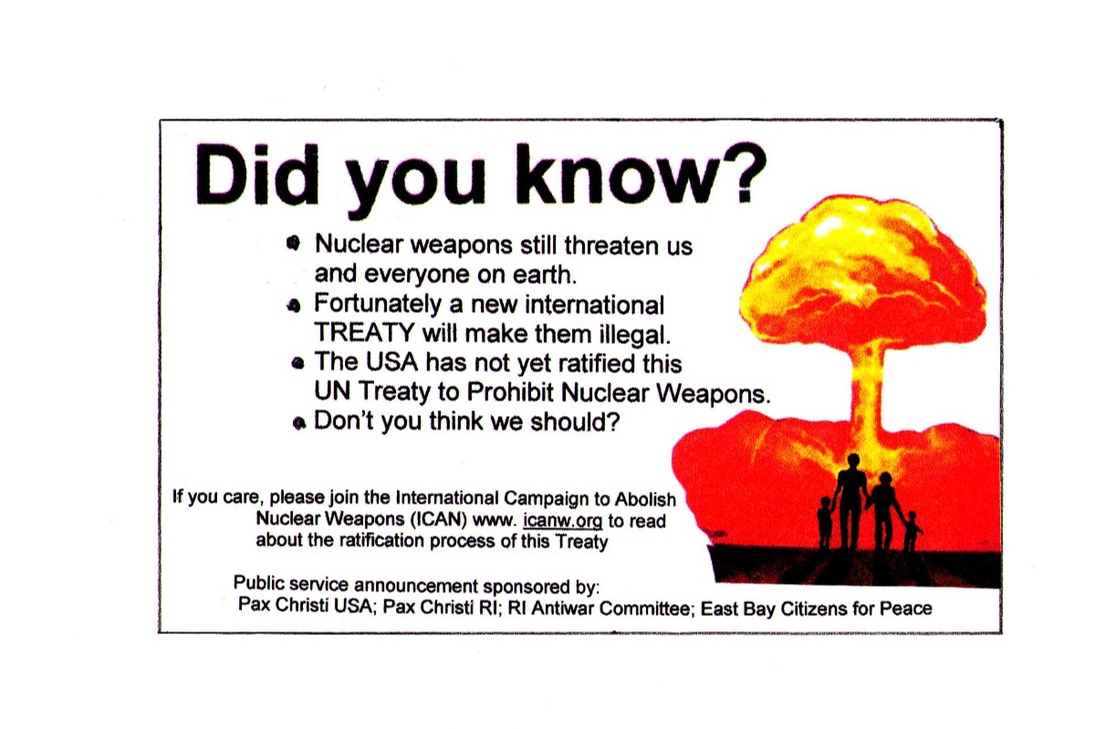 Fundraiser by William Smith Raise Awareness of Treaty to Ban Nuclear