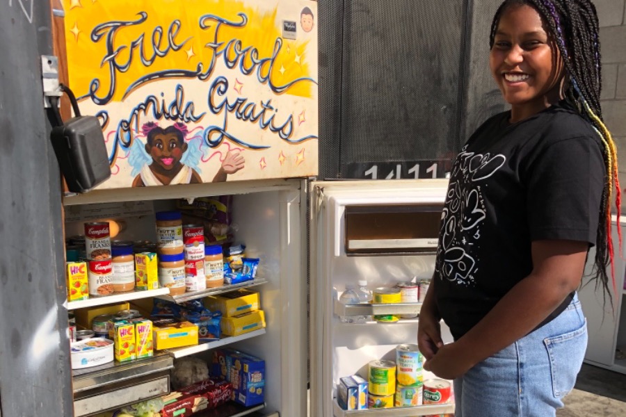 Khloe’s community fridge photo