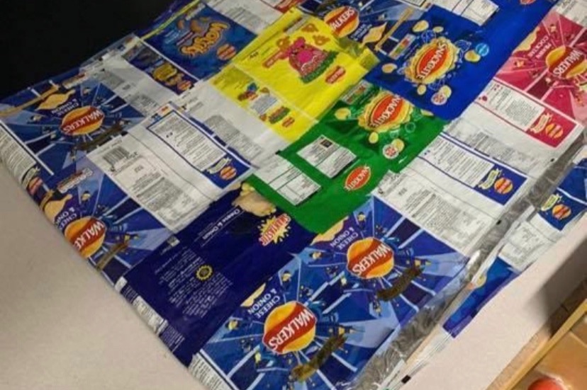 Fundraiser by Gina Pollitt Plastic Sheets for Homeless Crisp Packet Blankets