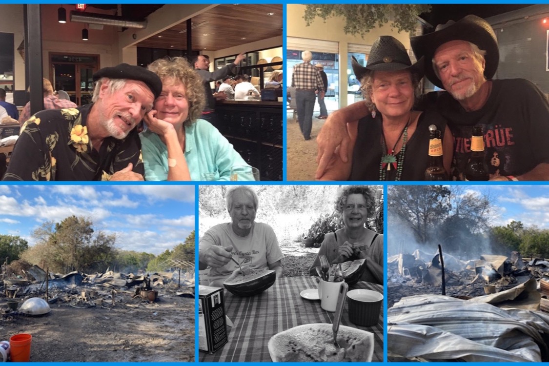 Bob Tom and Allison - Rebuilding after the fire photo