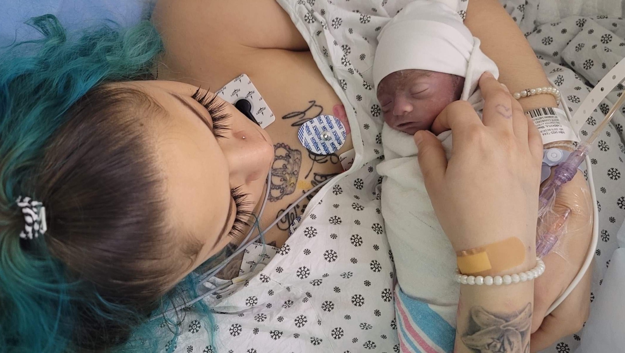 Baby Brandon’s Resting Arrangements  photo