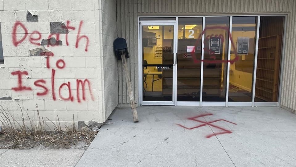 Moorhead mosque clean up photo