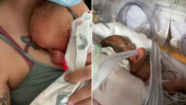 Olive and Lincoln: 2 babies,2 NICUs,3 states apart photo