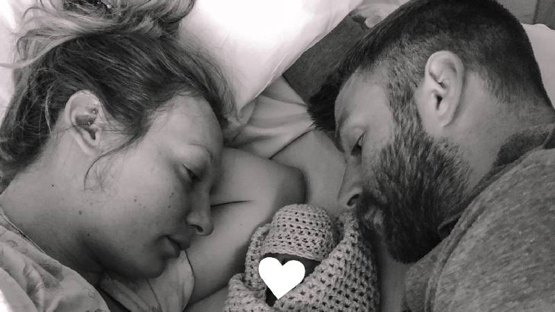 Andrew's and Vickie's twins photo