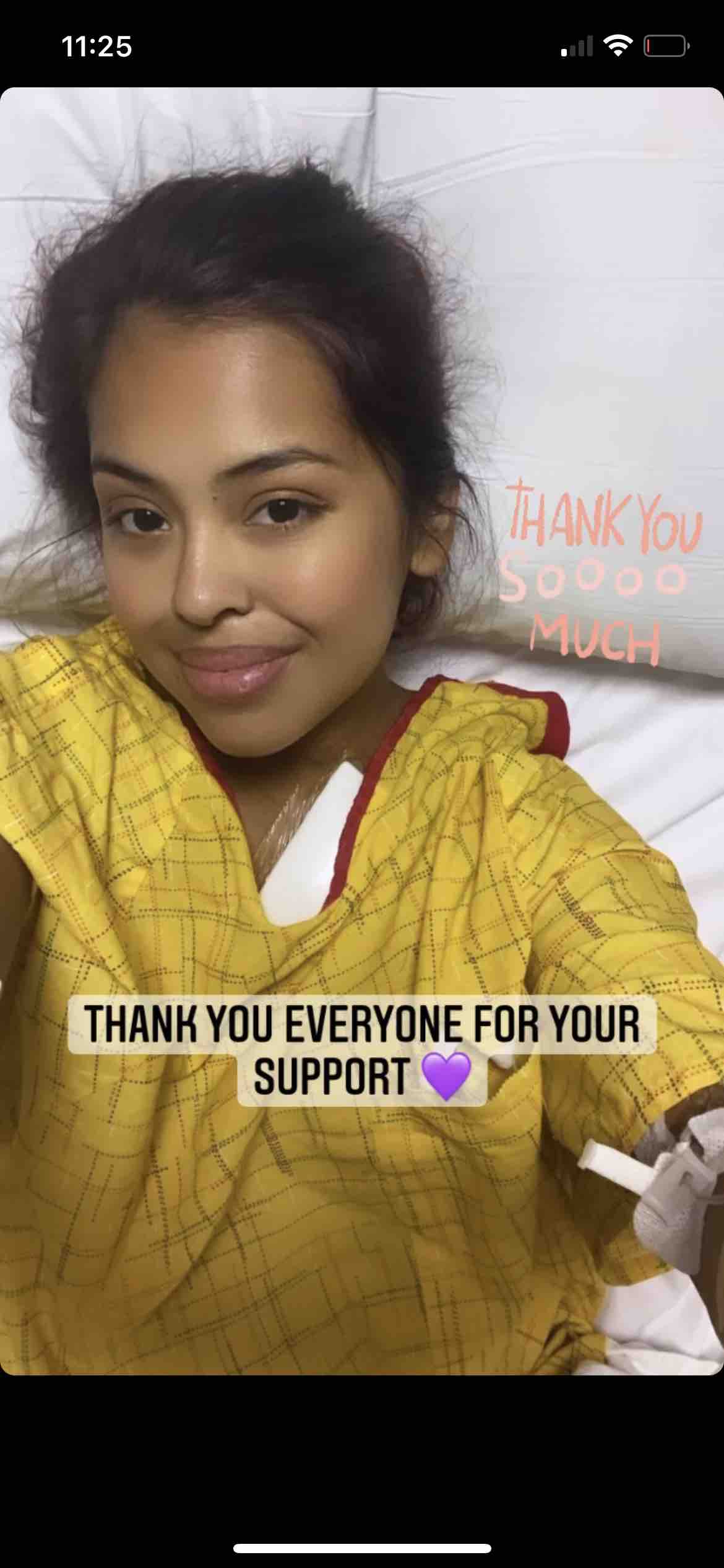 Ariel’s cancer story photo