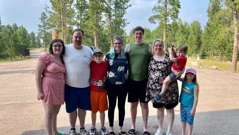 Justin Robertson's funeral and burial photo