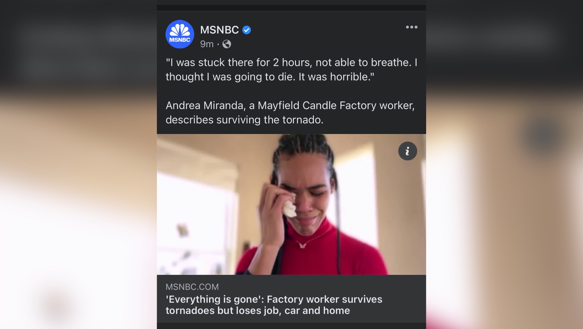 Fundraiser by Andrea Miranda Mayfield KY Tornado Takes Everything