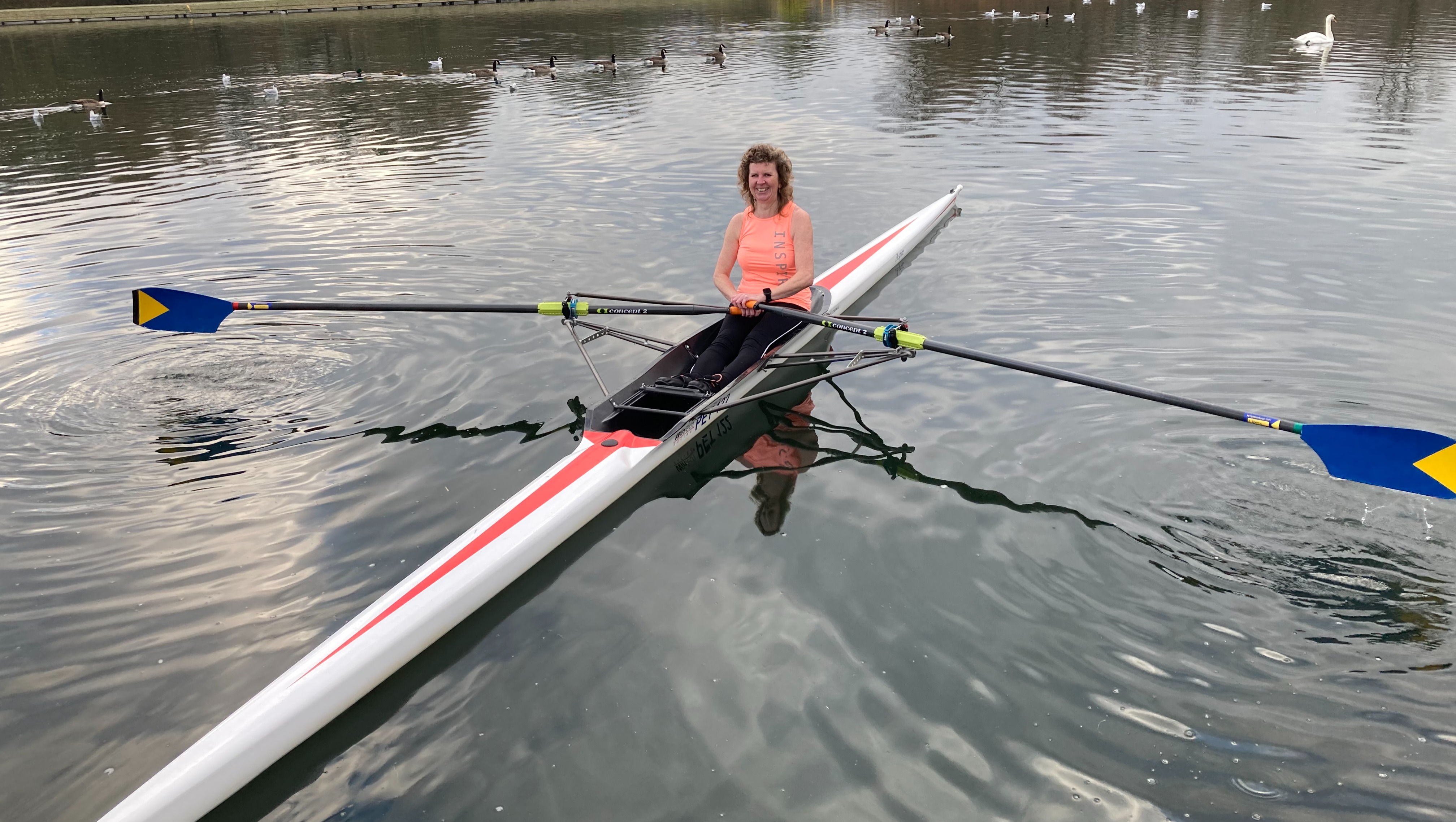 12 Hour Rowathon - Kate Lindgren aka Blind Sculler photo