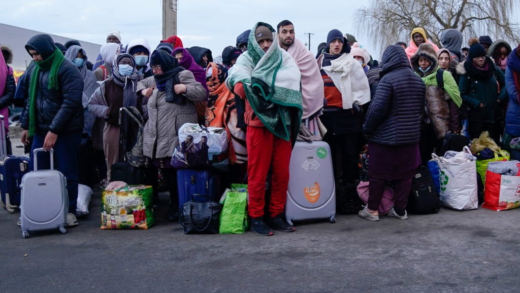 Help deliver supplies and transport refugees. photo