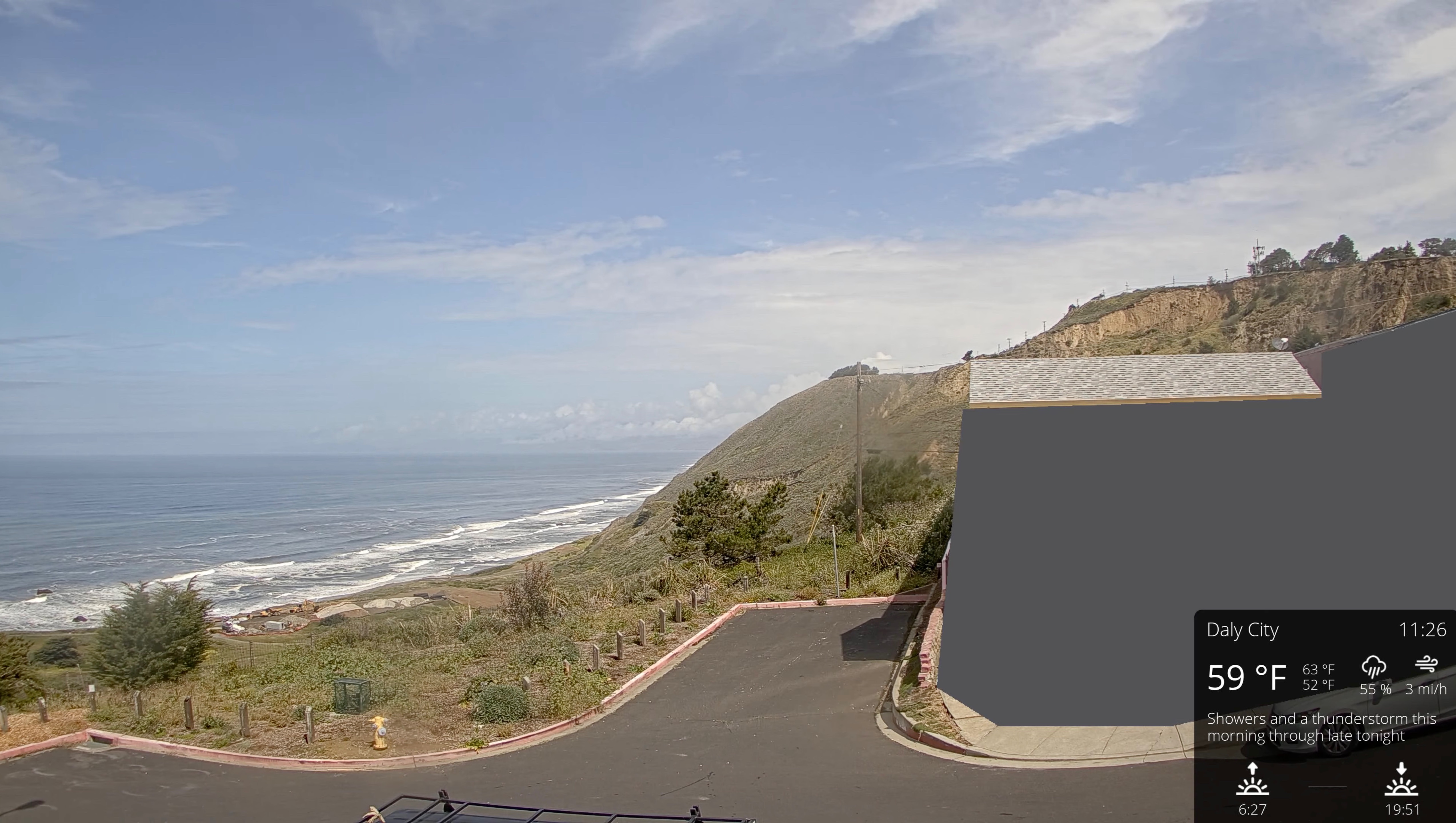 Mussel Rock webcam photo