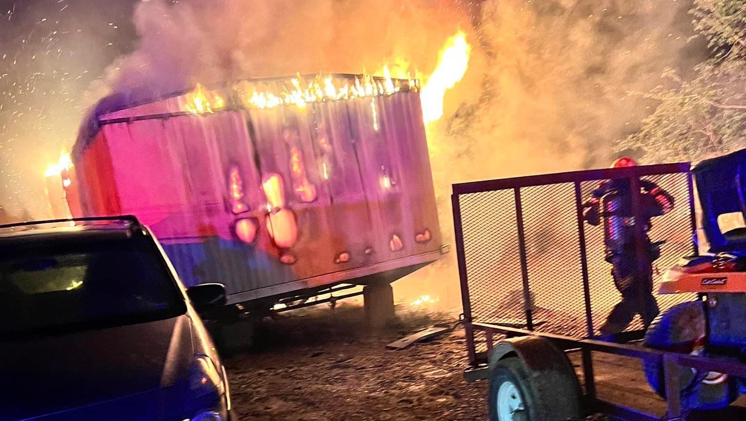 Home lost to fire photo