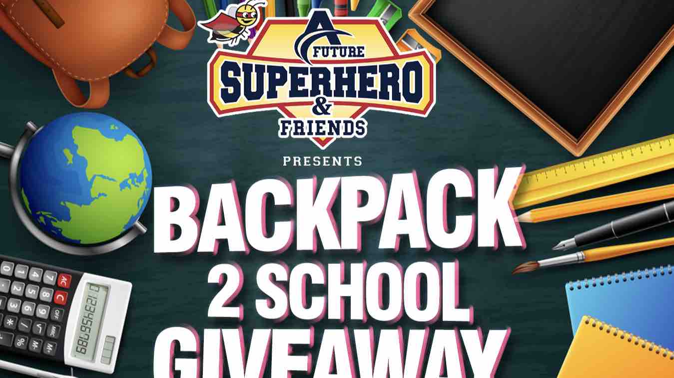 AFutureSuperHero And Friends Backpack Drive photo