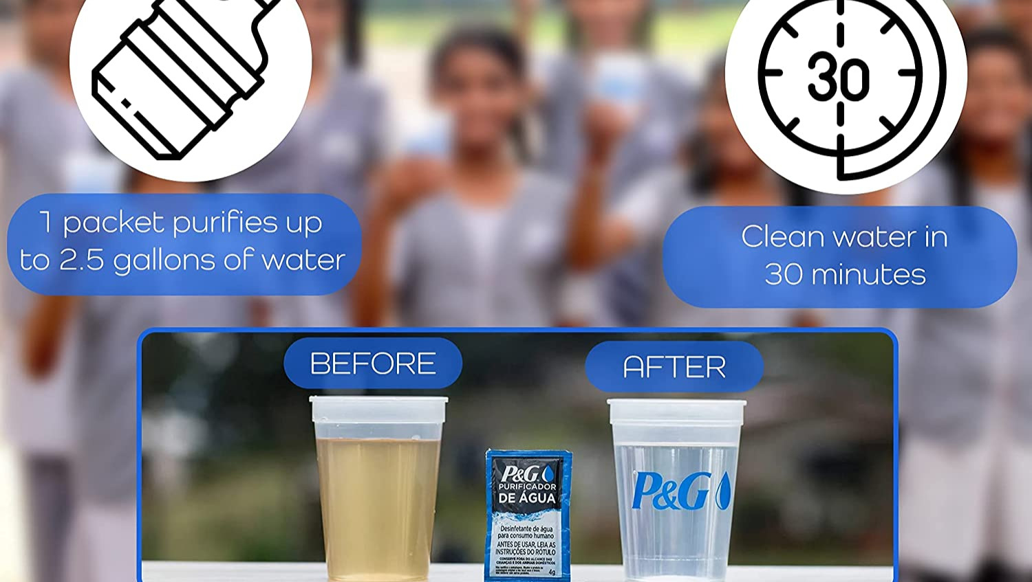 Fundraiser by Michael Robin Tumlos P&G Water Purification Packets for