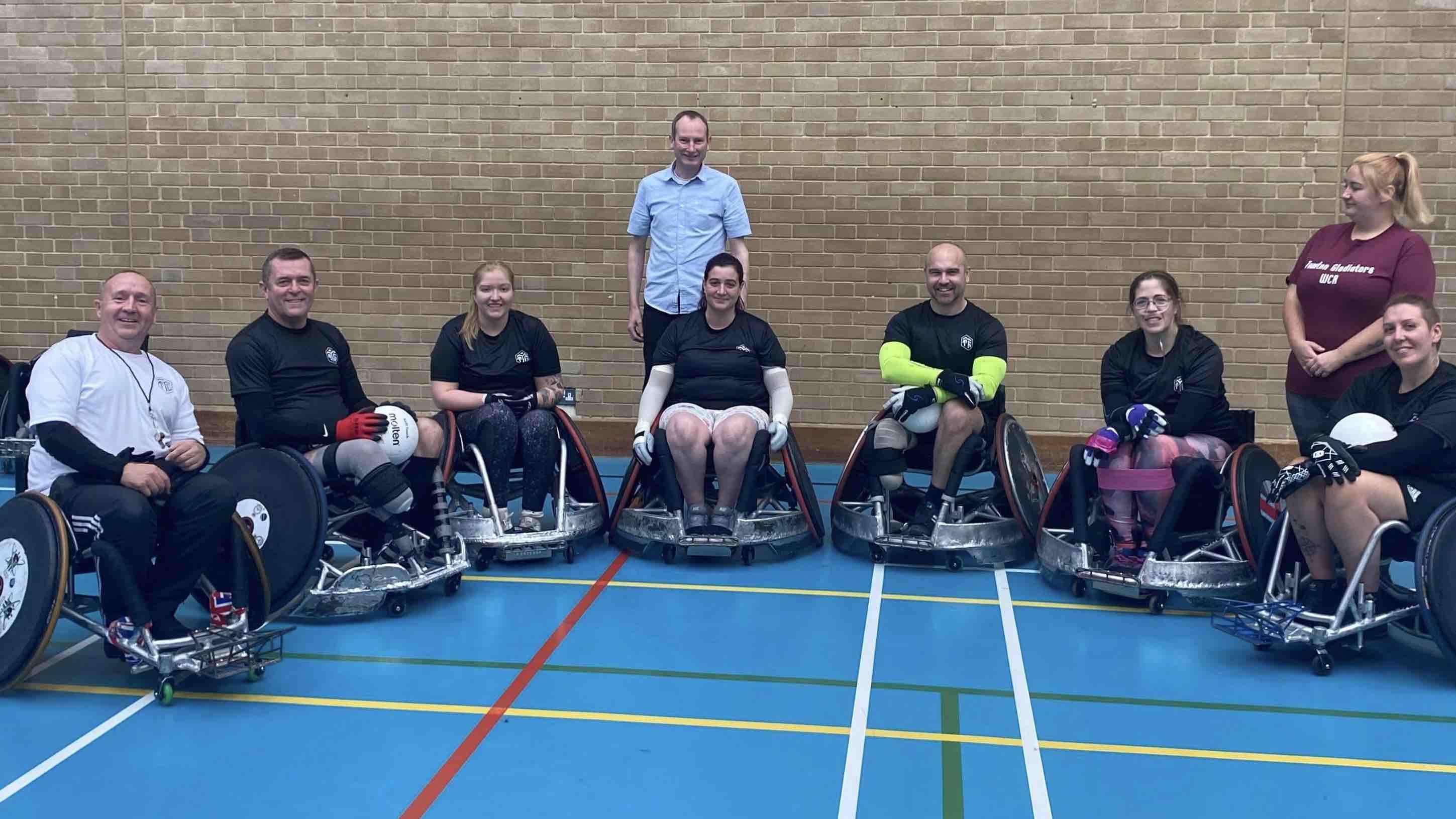 Fundraiser by Taunton gladiators Wheelchair rugby team Gladiators