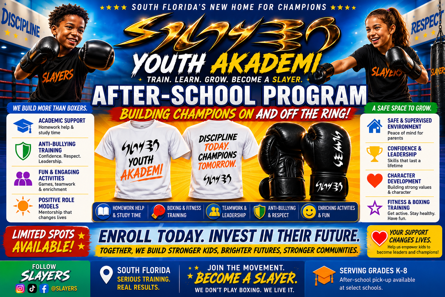 Support the Slayers Youth Academy: Empowering Kids campaign photo, 4 of 9