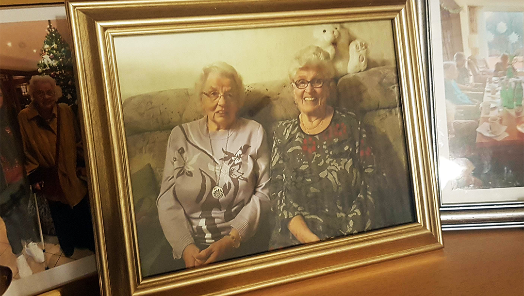 My grandma's funeral photo