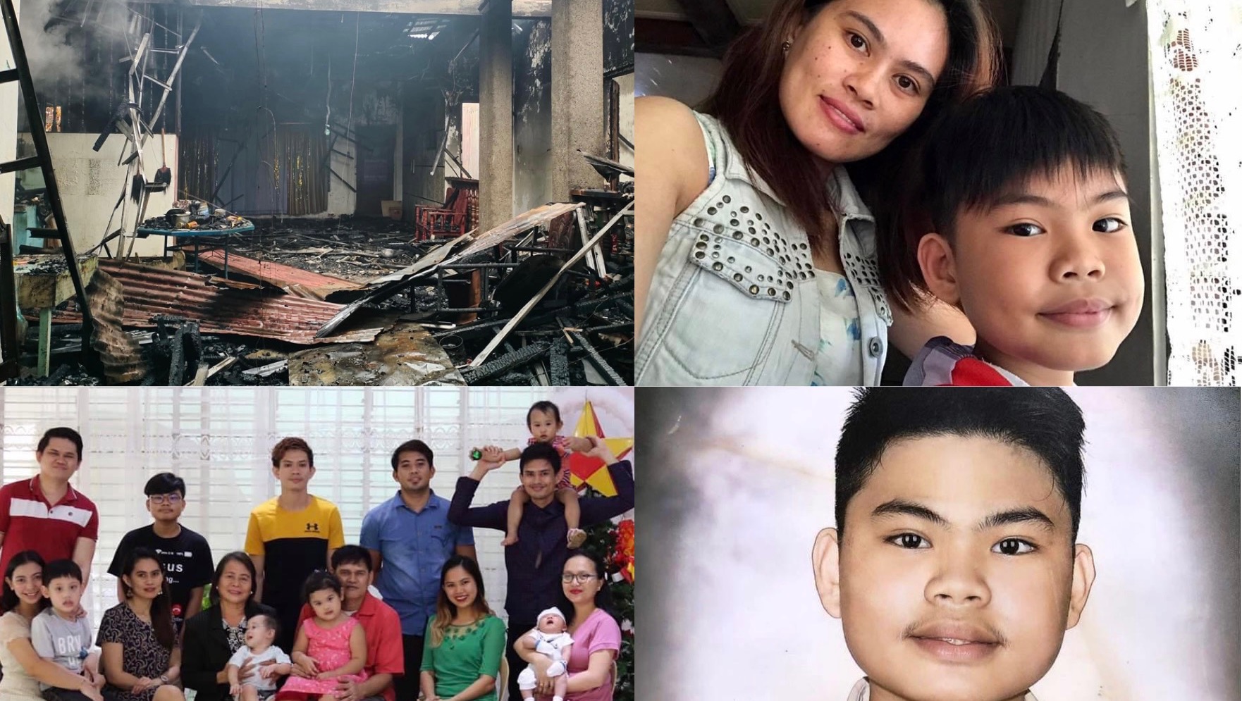 Montes family collage