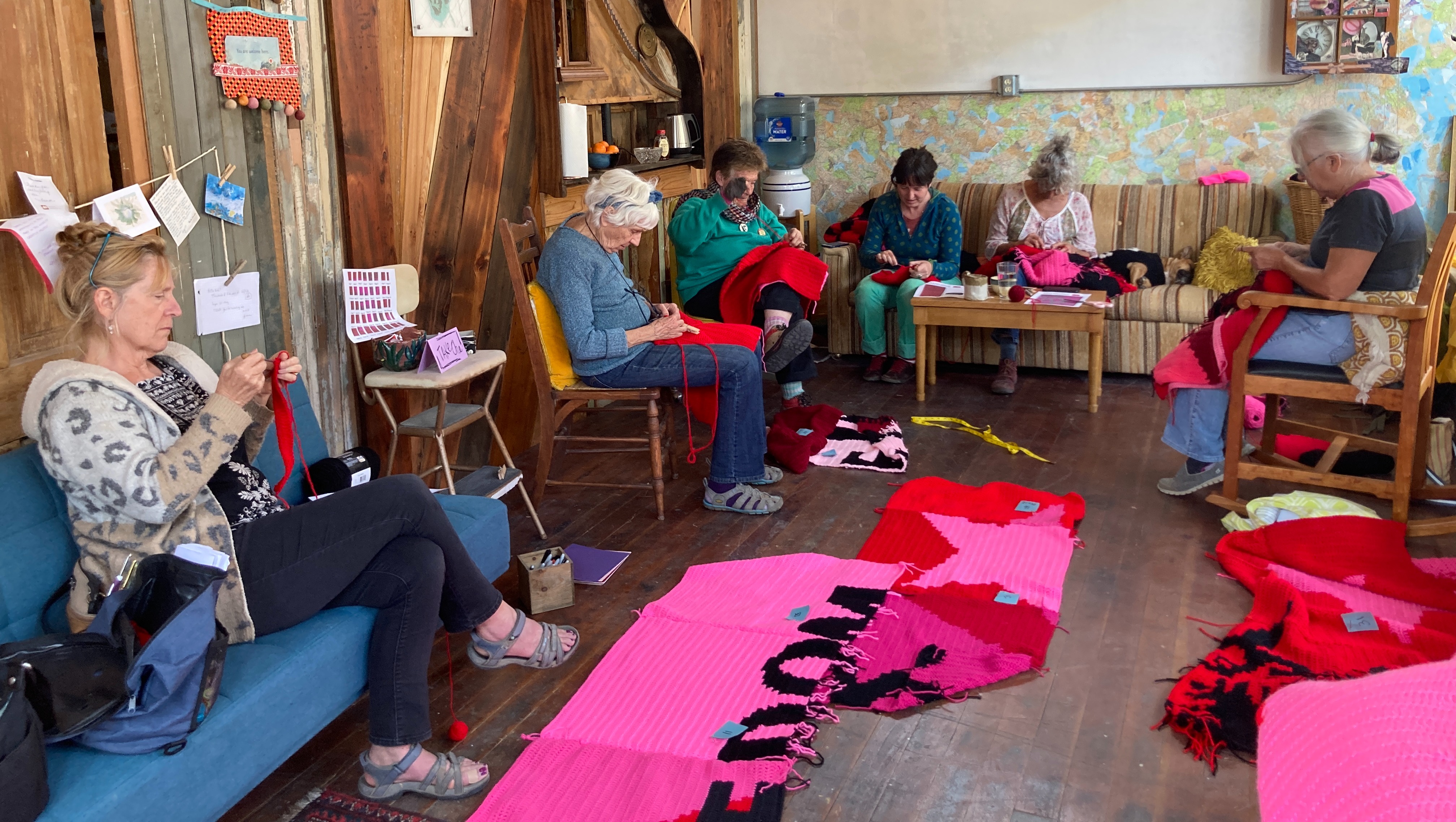 Liberty Crochet Mural