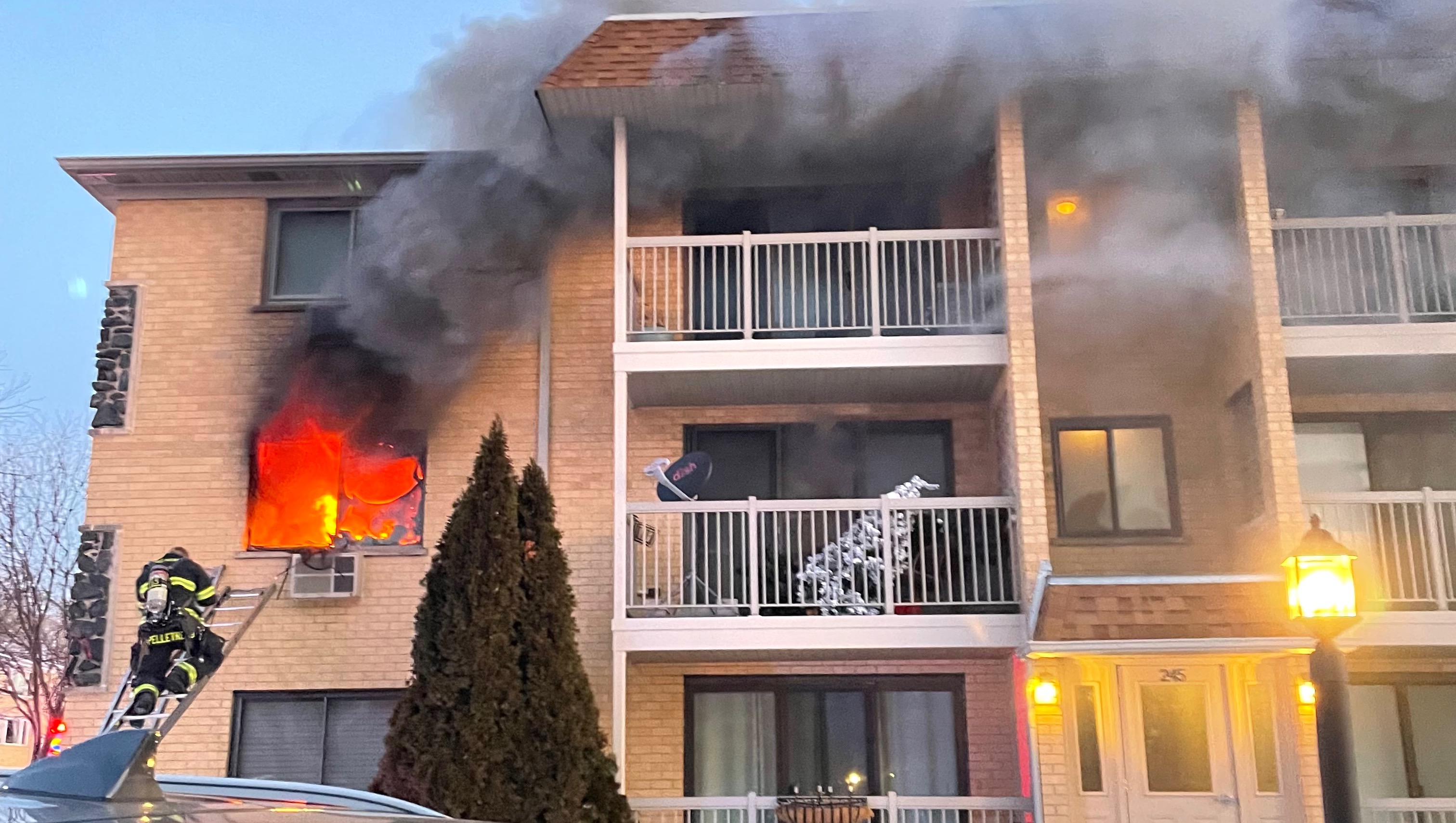 Melissa Dunn’s condo caught on fire photo