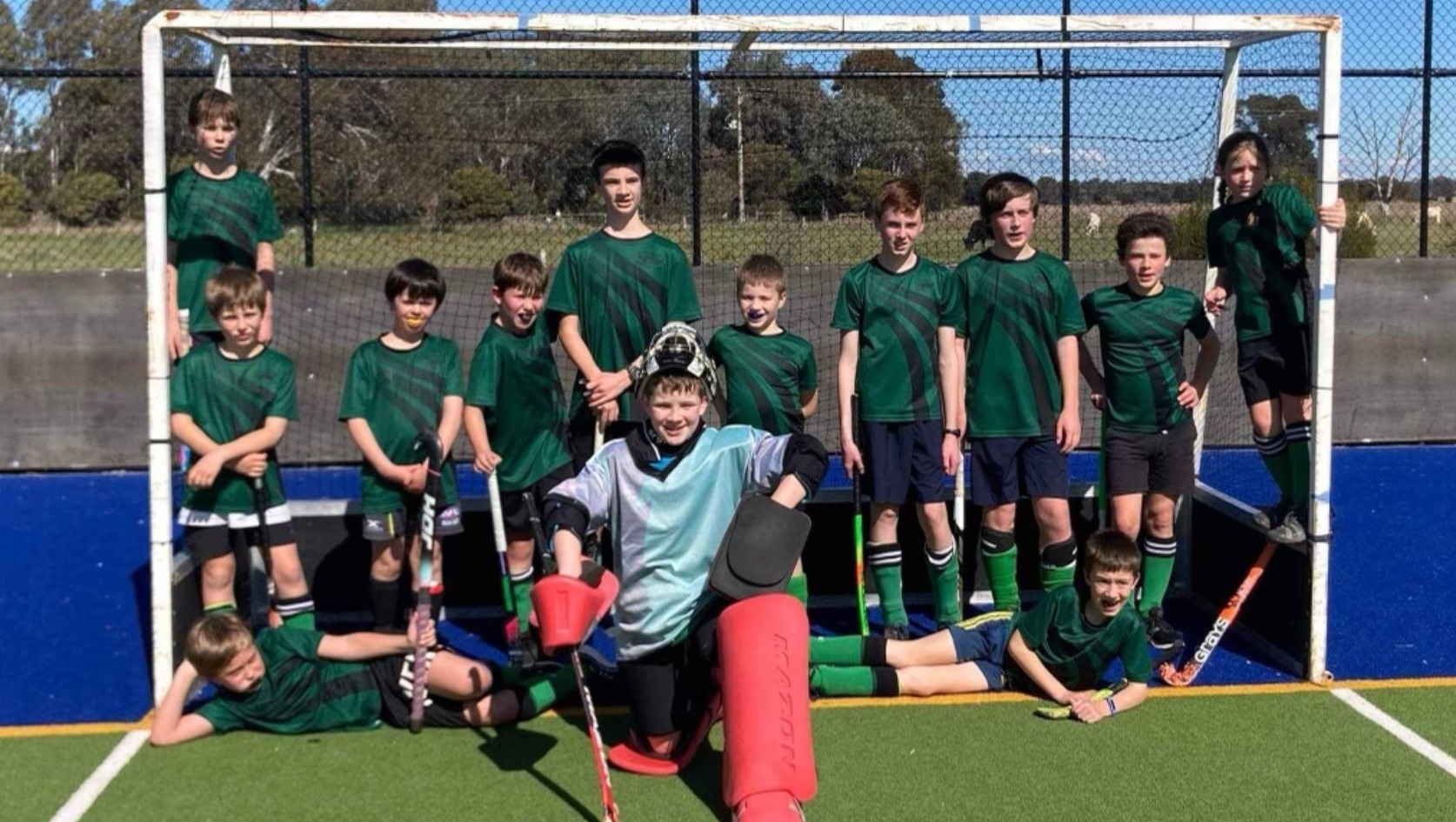 Install lights for the Wangaratta hockey club photo