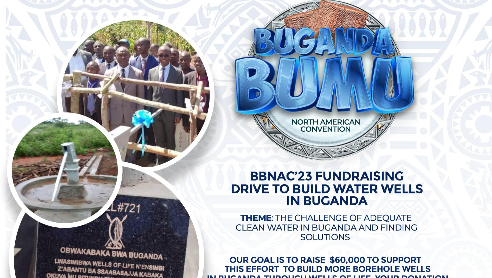 Fundraiser by Wycliffe Lule-Musoke : FUNDRAISING TO BUILD WATER WELLS IN  BUGANDA, image size:1954x1103